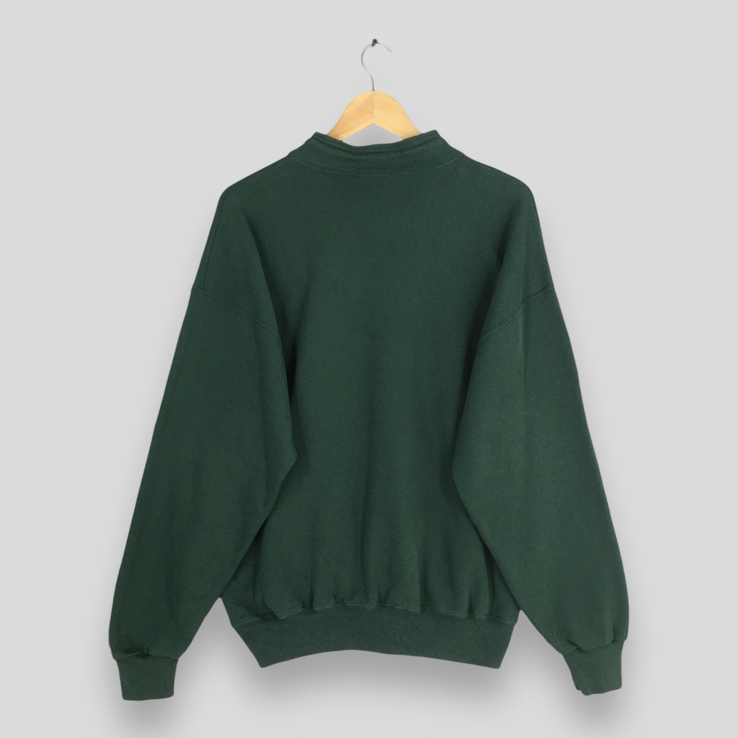 Vintage 90s University Notre Dame Green Sweatshirt Xlarge Notre 