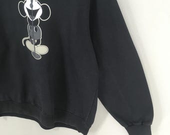 Vintage Number (n)ine Mickey Mouse Hoodie Sweatshirt Xlarge Number