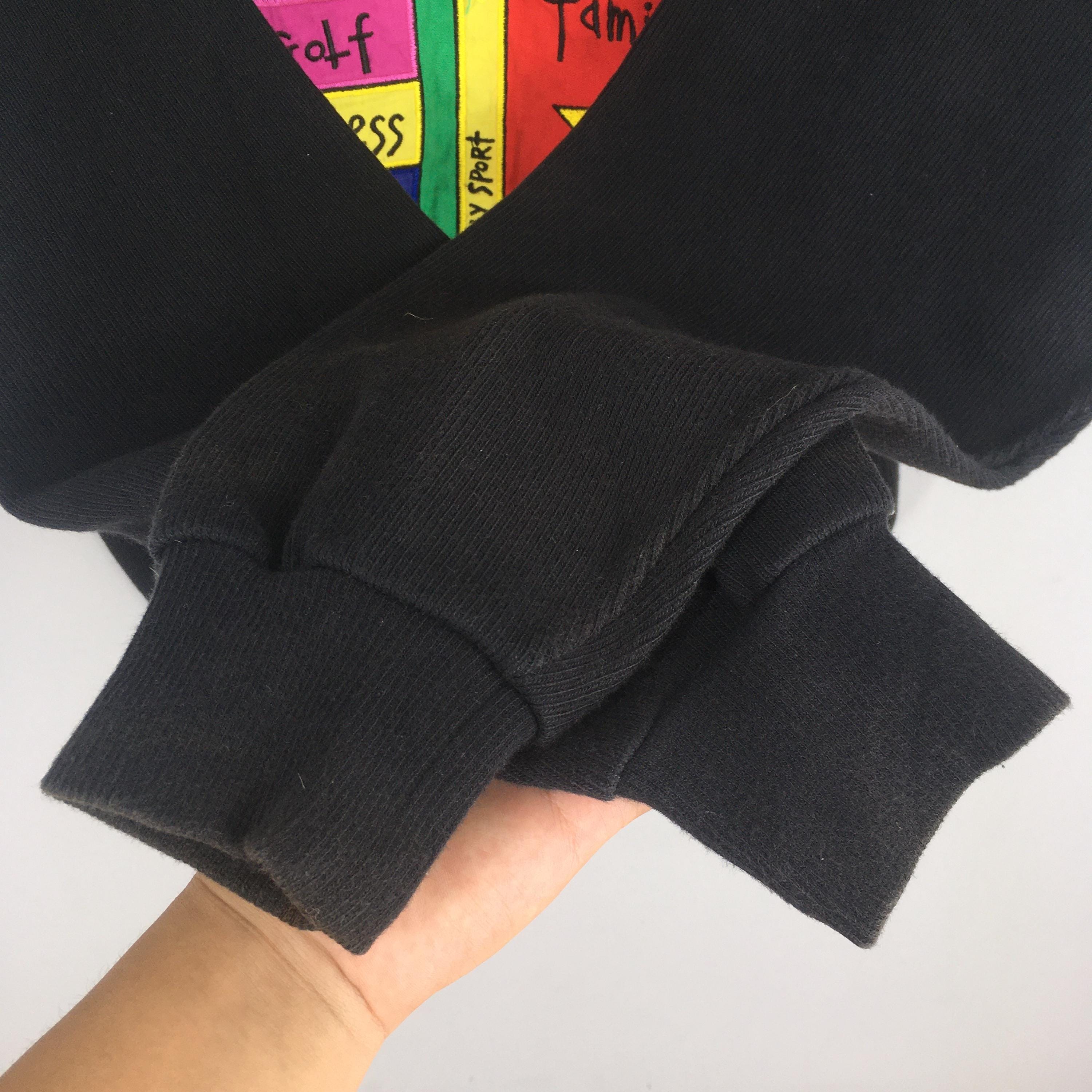 Vintage Jc De Castelbajac Sports Black Sweatshirt Medium