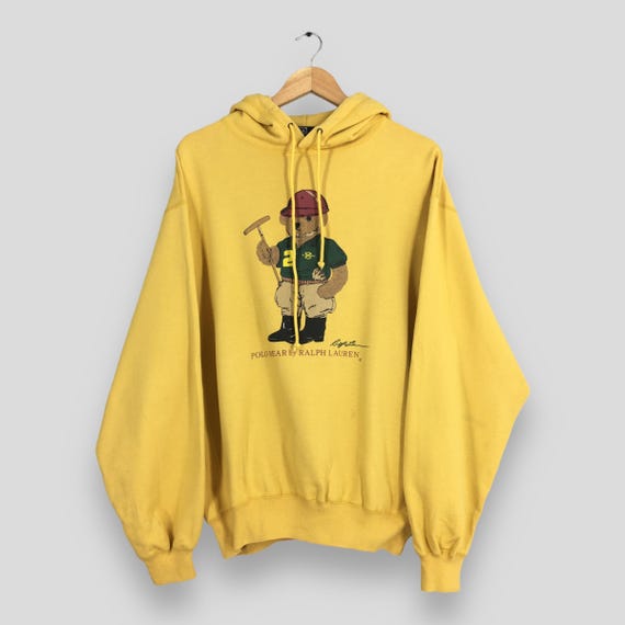 90s Polo by Ralph Lauren Polo Bear パーカー Polo Ralph Lauren Polo Bear Fleece Hoodie (Navy) 710853309001 | eBay
