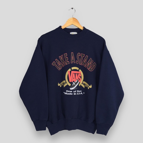 Vintage 90s Vans of the Wall Usa Sweatshirt Large Vans Usa Spell