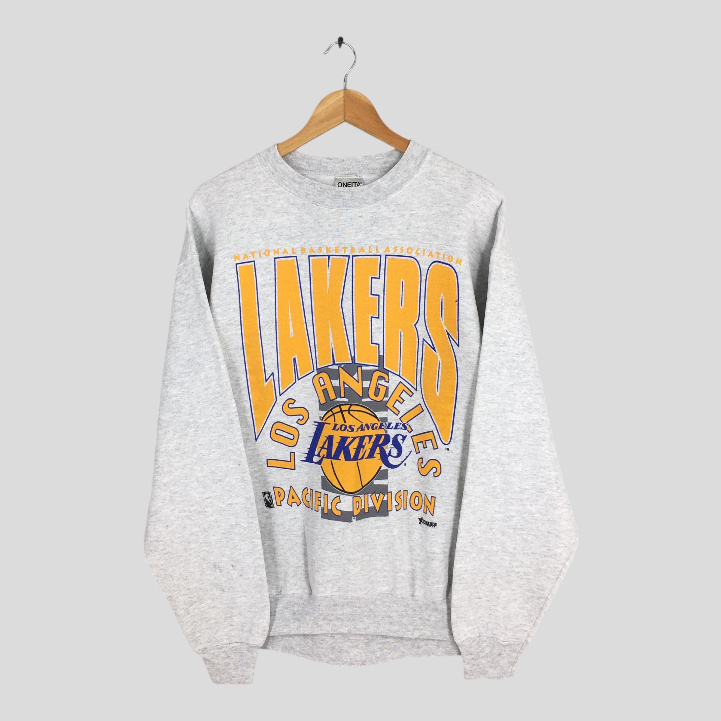 Vintage 90s Los Angeles Lakers NBA Sweatshirt Large LA Lakers
