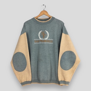 Vintage San Francisco California Usa Sweatshirt XLarge San Francisco Jumper San Francisco Embroidery Crewneck California Football Jumper XL