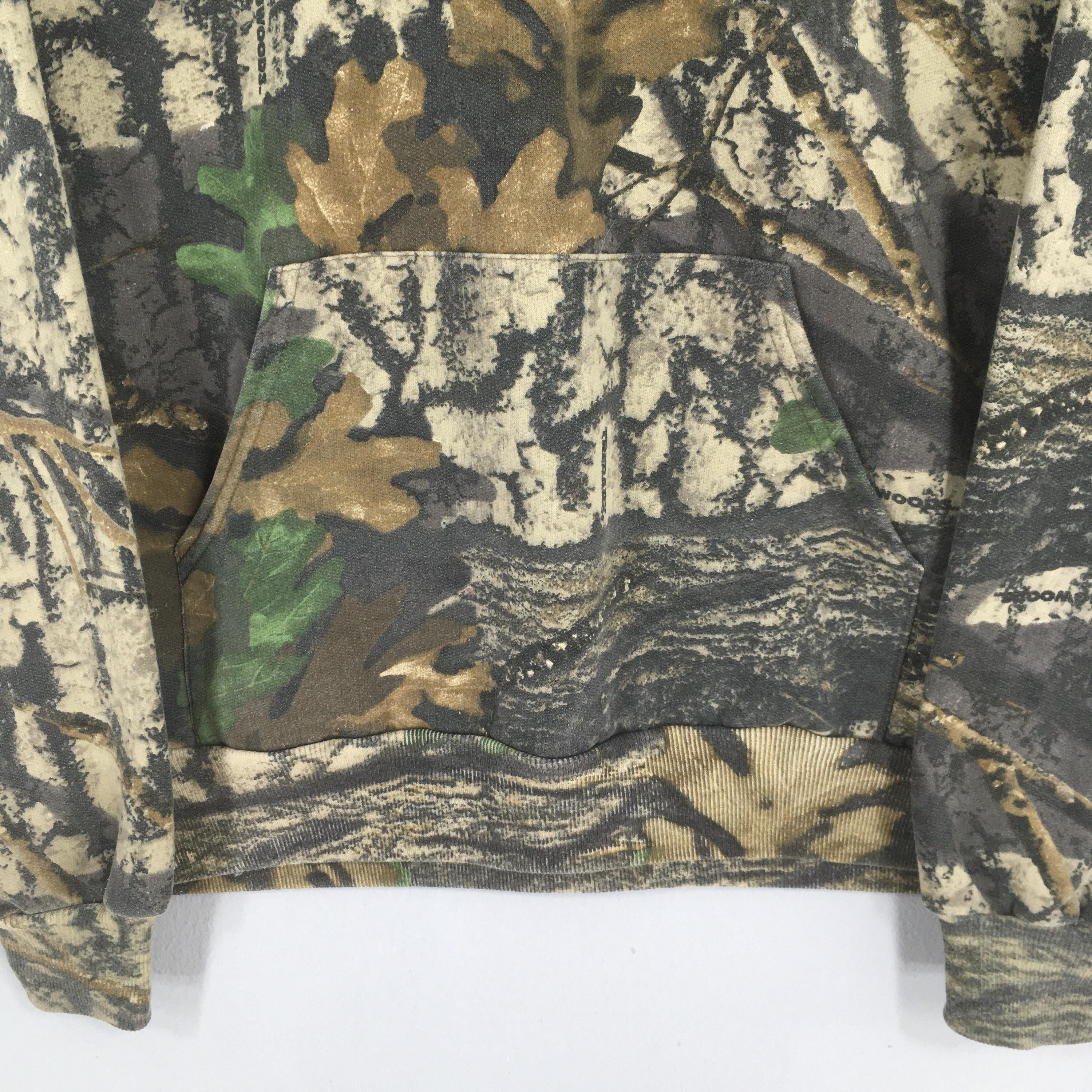 Vintage 90s Jerzees Mossy Oak Camo Sweatshirt Xlarge Outdoor