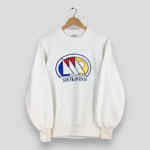 Vintage San Francisco California Sweatshirt Small San Francisco Jumper San Francisco Embroidered California Crewneck Sf Usa Sweater Size S