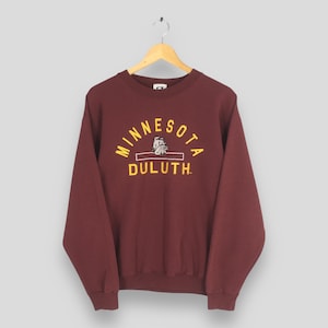 Vintage Minnesota Duluth Bulldogs NCAA Sweatshirt Medium Minnesota Embroidered Pullover UMD Minnesota University Jumper UMD Duluth Sweater M