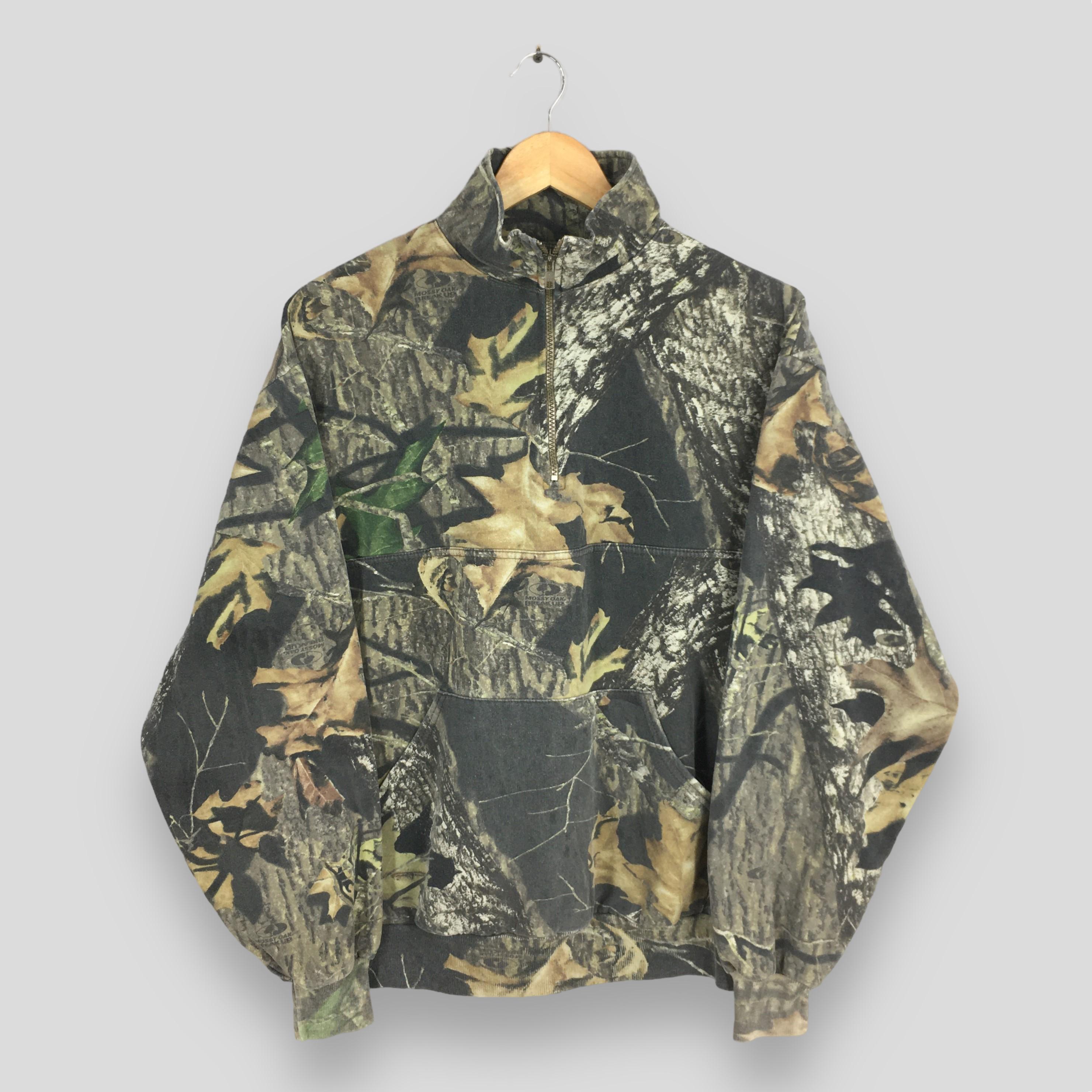 Vintage 90s Jerzees Mossy Oak Camo Sweatshirt Xlarge Outdoor
