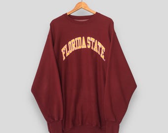 フロリダ州立大学 Tシャツ レッド ヴィンテージ 90年代 フロリダ州立セミノールズ NCAA スウェットシャツ