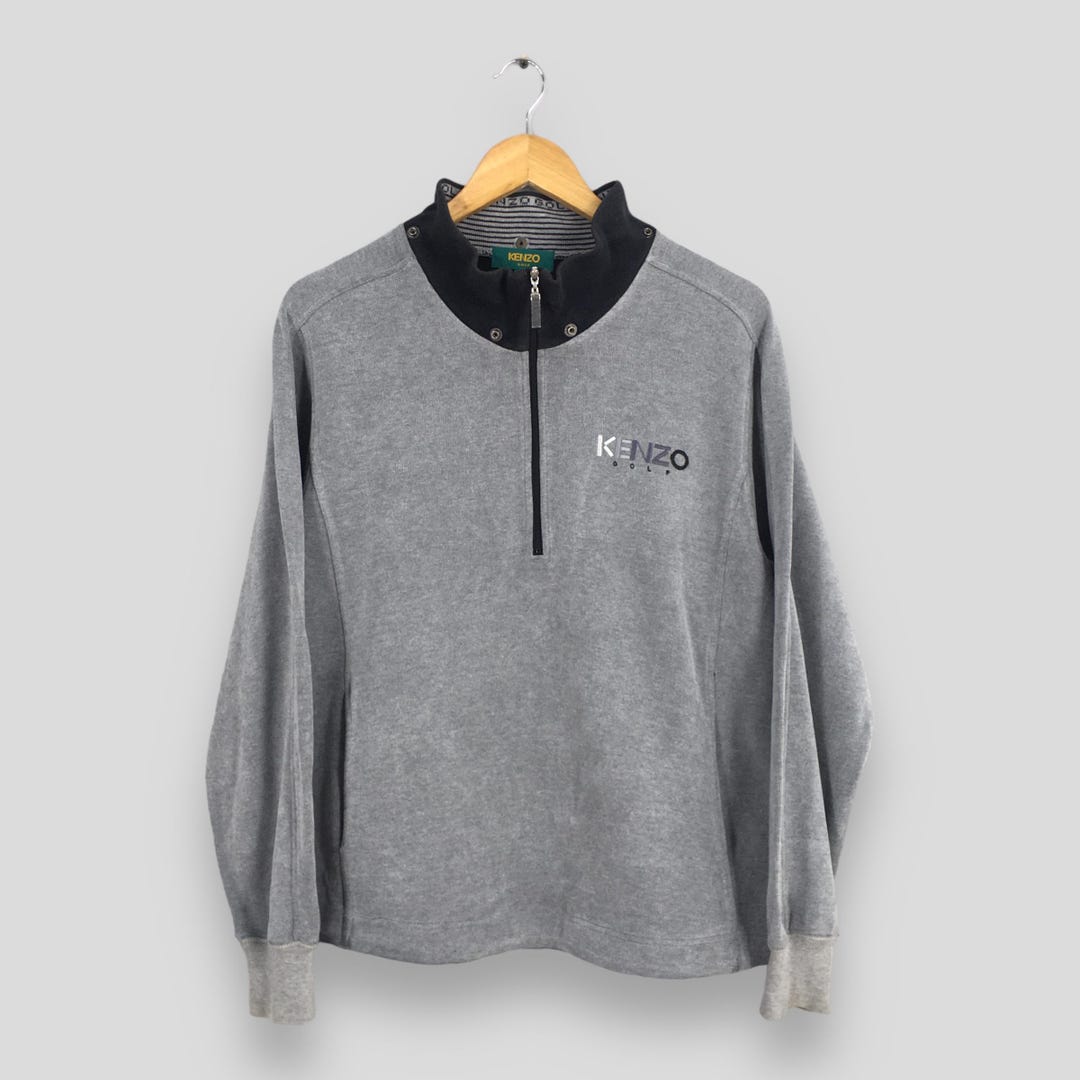Vintage Kenzo Golf Half Zipper Sweatshirt Small Kenzo