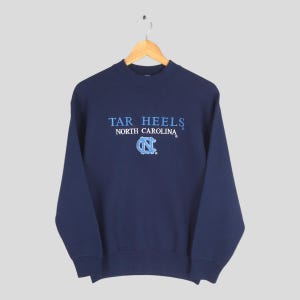 Vintage 90s North Carolina Tar Heels NCAA Sweatshirt Medium UNC Chapel Hill North Carolina Football Crewneck North Carolina Sweater Size M