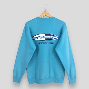 Sudadera vintage de los años 90 con tablas de surf de Ben Aipa, talla mediana, estilo hawaiano, para longboard, cuello redondo, estilo Aloha, para playa, talla M