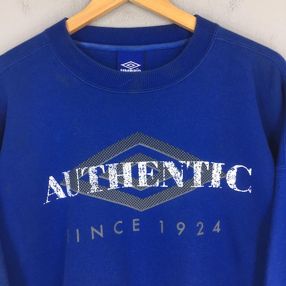 Vintage Umbro Authentic Sportswear Blue Sweatshirt Xlarge Umbro