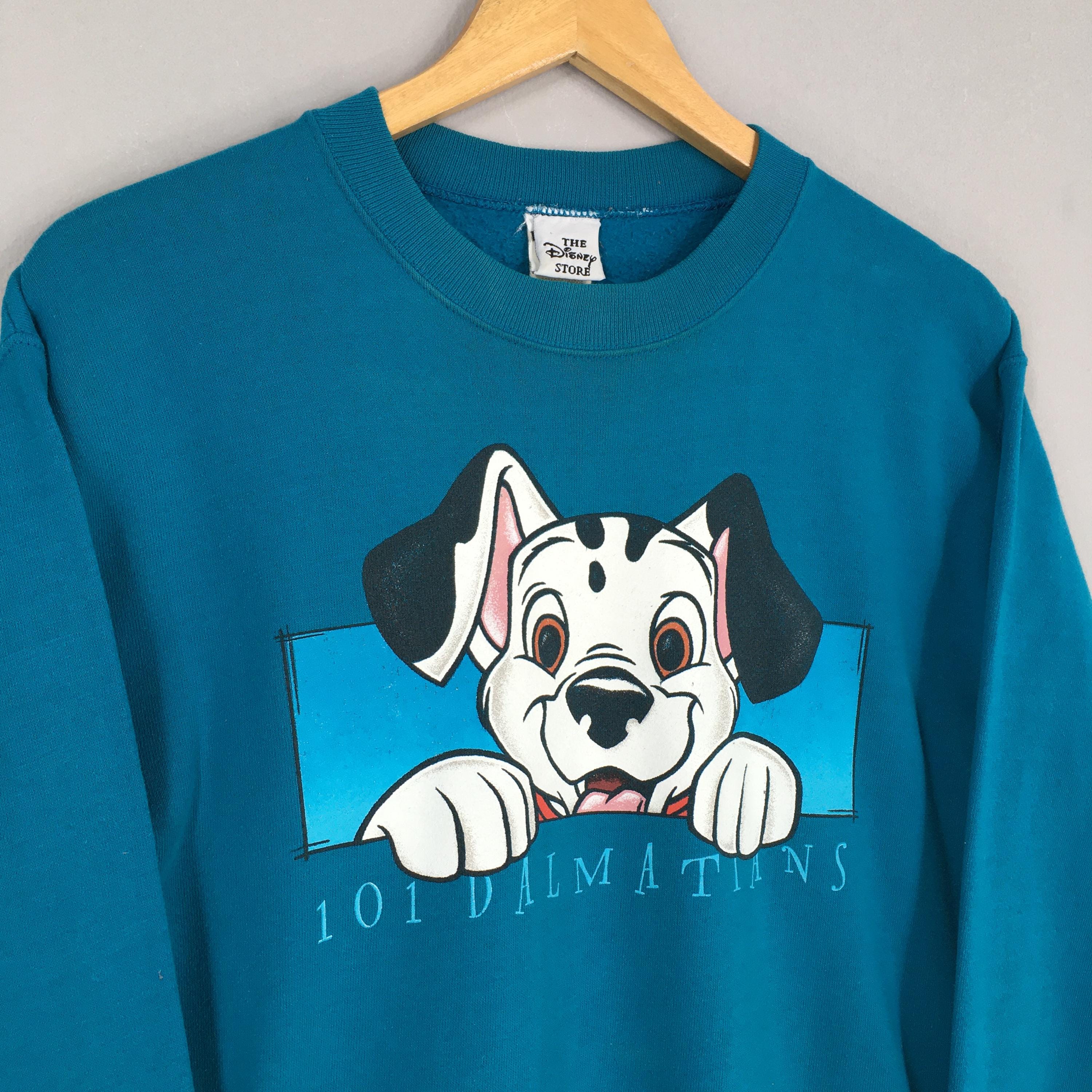 Vintage 101 Dalmatians Dog Cartoon Sweatshirt Xsmall 101
