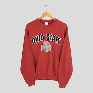 Vintage 90s Ohio State Buckeyes Sweatshirt XLarge Ohio State University Jumper Ohio Buckeyes Football Pullover OSU Buckeyes Sweater Size XL