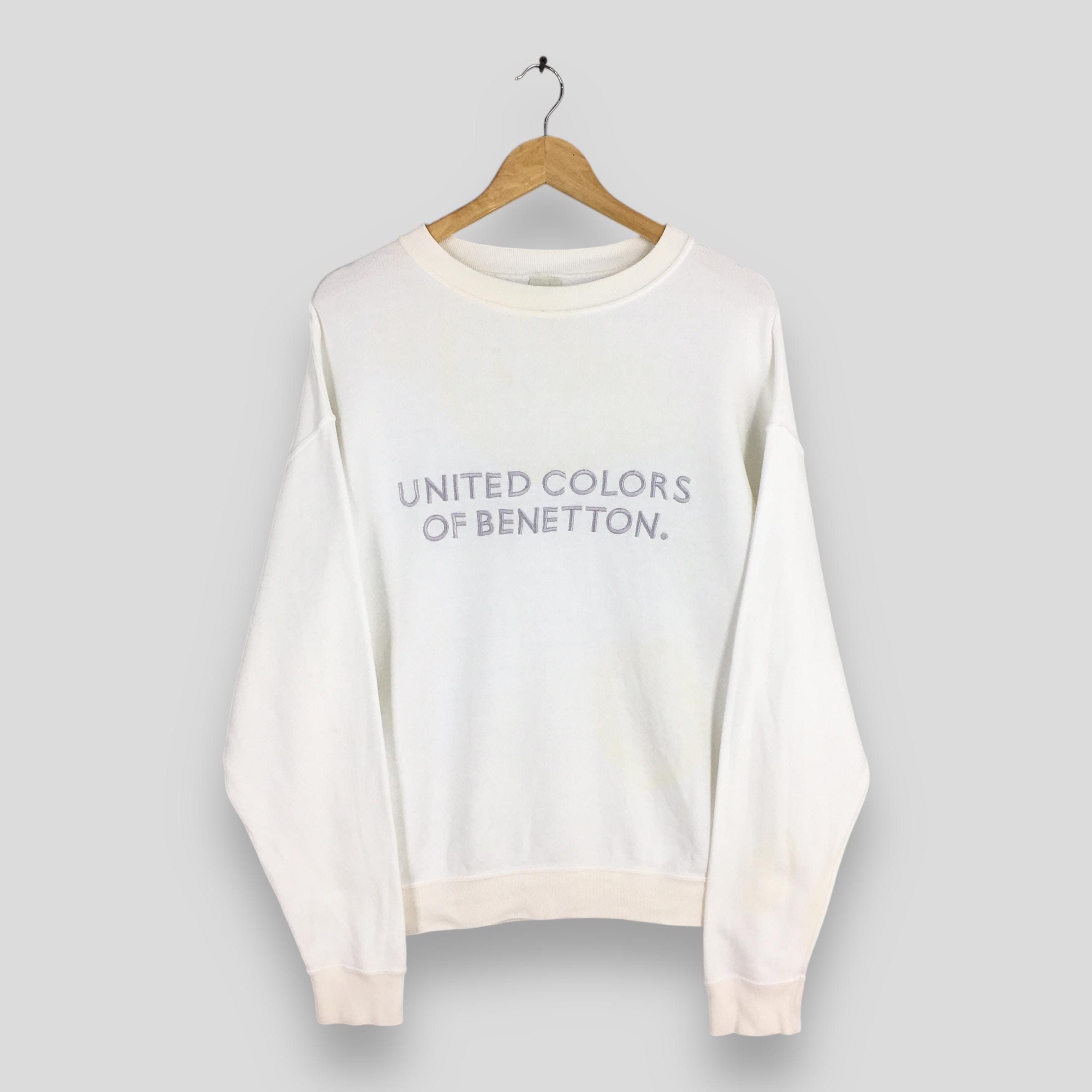 Sweat Vintage United Colors Of Benetton Rouge Pour Fille - Taille O12