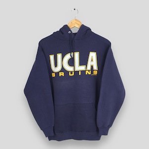 Vintage UCLA Bruins Hoodie Sweatshirt Large University California Los Angeles Jumper UCLA Bruins Spell Out Printed Bruins Sweater Size L