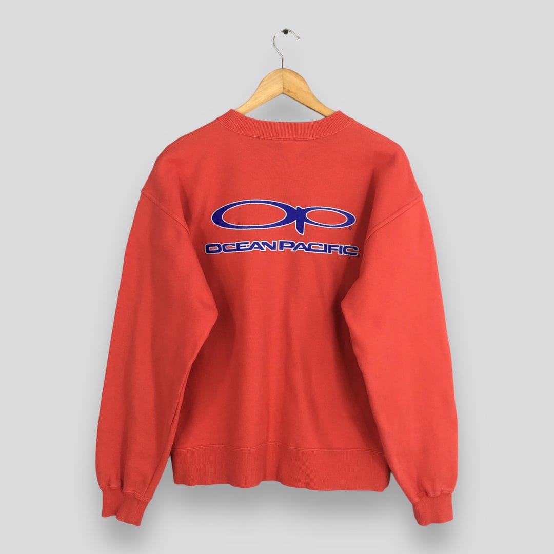 Vintage 90's OP Ocean Pacific Surfing Red Sweatshirt Medium