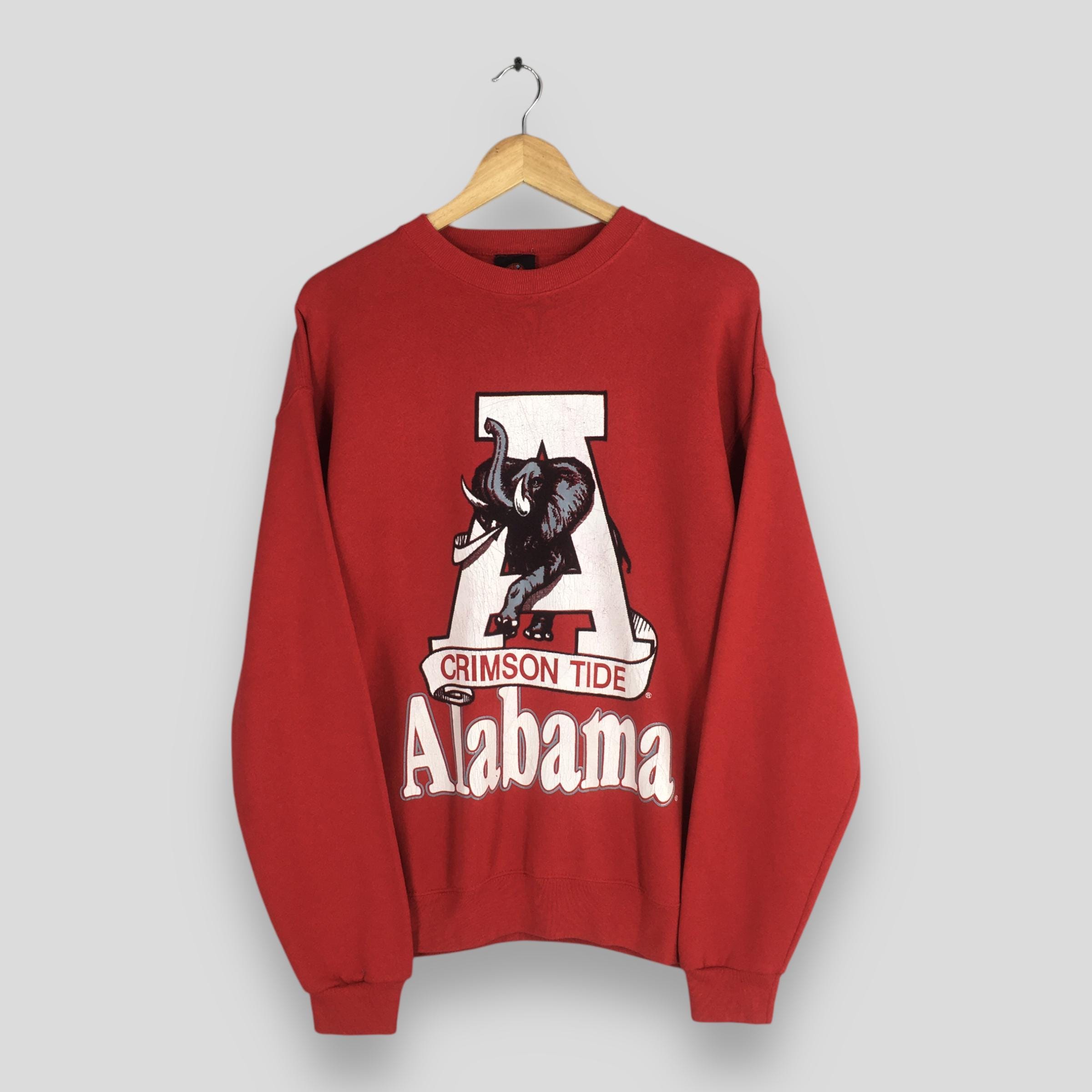 古着90年代USA製ALABAMA ロゴスウェット Vintage 90s Alabama Crimson Tide Sweatshirt L Crimson Tide T