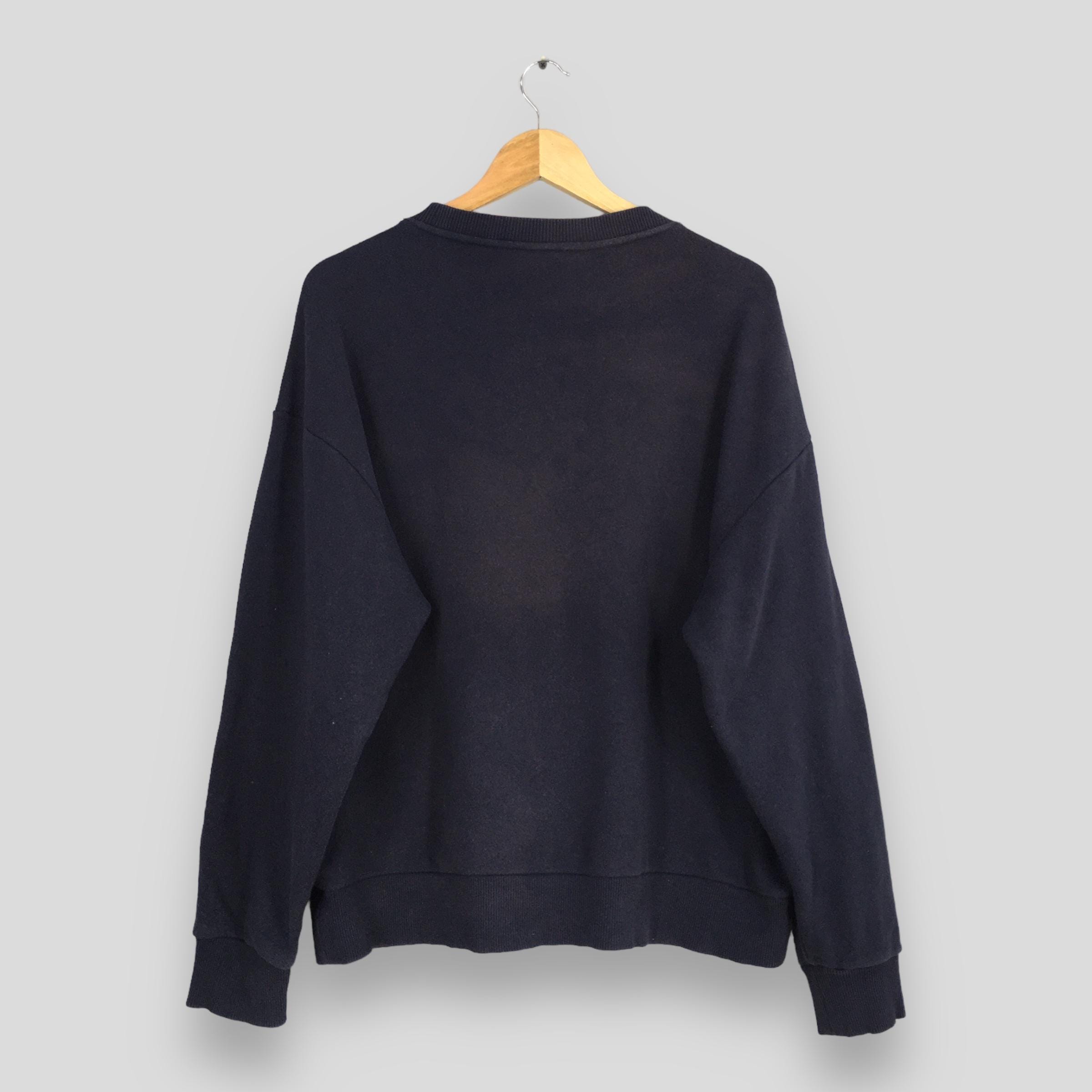 Vintage 90s Russell Athletic Black Sweatshirt Medium Russell