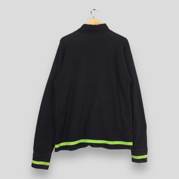 ヴィンテージ 90年代 Stussy USA ブラック ジッパー セーター ラージ