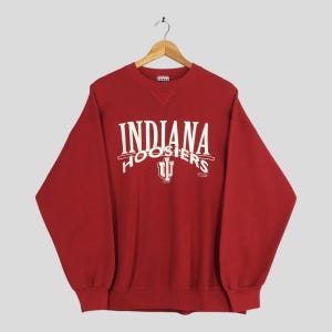 Vintage Indiana Hoosiers NCAA Sweatshirt 2XLarge IU Indiana University Jumper Indiana Hoosiers Football Jumper Sweater Indiana Crewneck 2XL