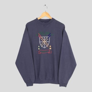 Vintage 90s Danaggers Golfs Club Blue Sweatshirt Large Golf Country Club Callaway Crewneck Golf Dad Gift Jumper Golfer Sports Sweater Size L