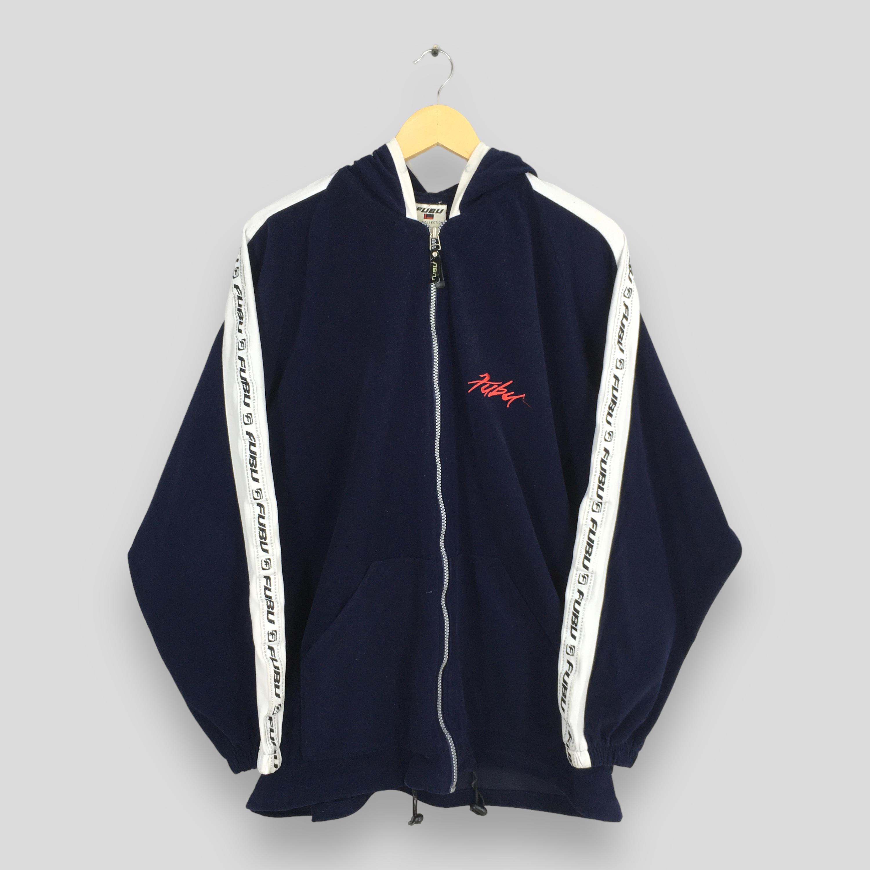 Vintage 90's Fubu Sports Hoodie Zipper Sweatshirt Large Fubu Vintage 90's Fubu Sports Hoodie Zipper Sweatshirt Large Fubu