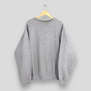 Vintage Reebok England Gray Crewneck XLarge 90&#39;s Reebok Embroidery Logo Jumper Reebok Sportswear Sweater Reebok University Pullover Size XL