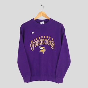 vintage Minnesota Vikings NFL Rugby sweat petit équipe nationale de football Vikings ras du cou Minnesota Vikings pull Vikings pull taille S