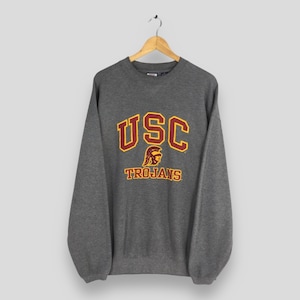 Vintage USC Southern Trojans Football Sweatshirt XLarge USC Trojans Ncaa Embroidery Jumper University Of  Southern California Sweater XL