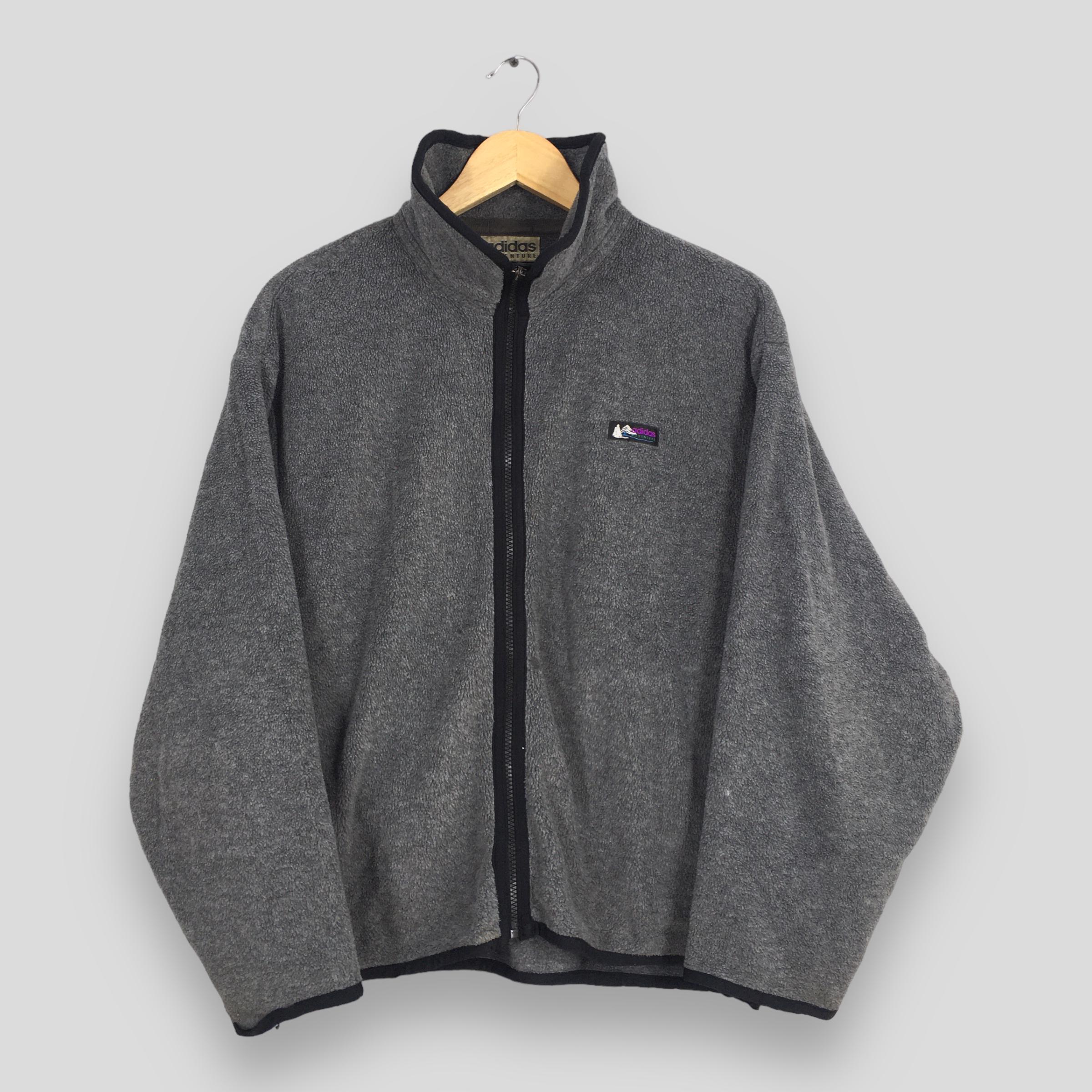 Vintage 90's Adidas Full Zip Reversible Vest Hoodie Mens M