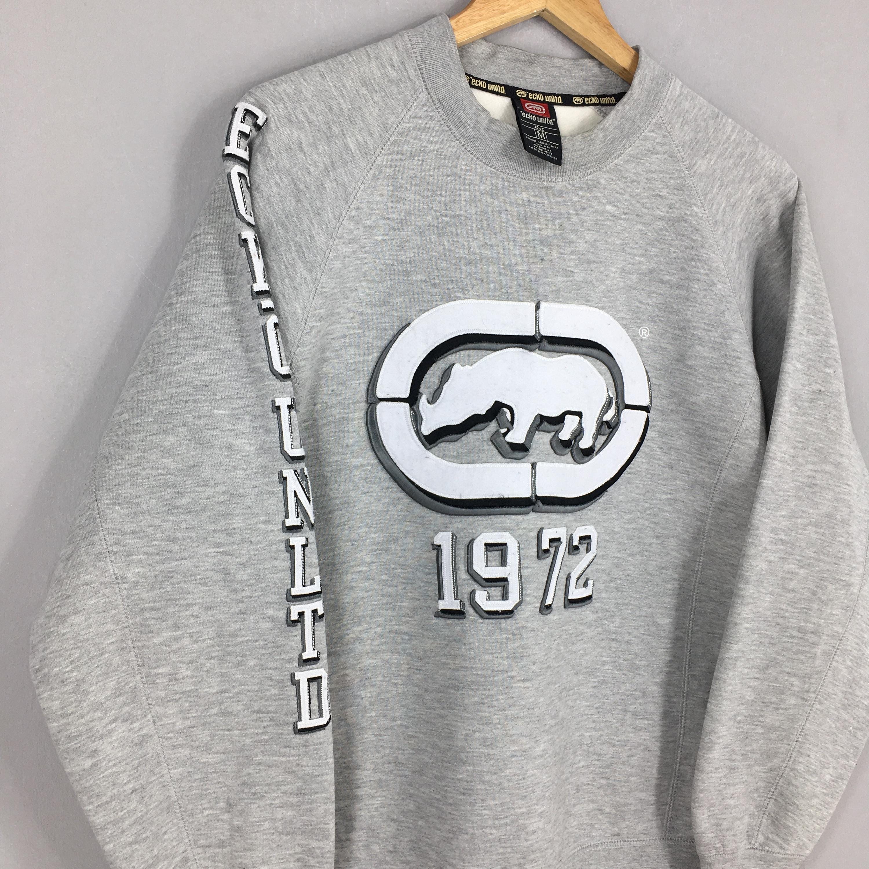 Vintage Ecko Function Gray Sweatshirt Medium 90's Ecko Unlimited