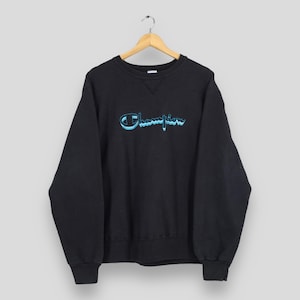 Vintage 90s Champion Usa Sweater XLarge Champion Embroidery Spell Out Jumper Champion Script Logo Pullover Champion Sportswear Sweatshirt XL