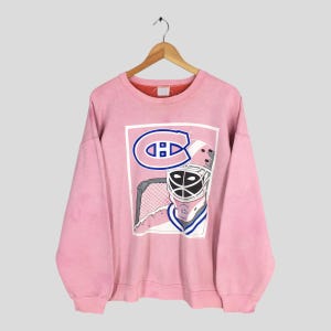 Vintage Montreal Canadiens NHL Sweatshirt 2XLarge Montreal Canadiens Printed Crewneck National Hockey Team Jumper Montreal Sweater CCM 2XL