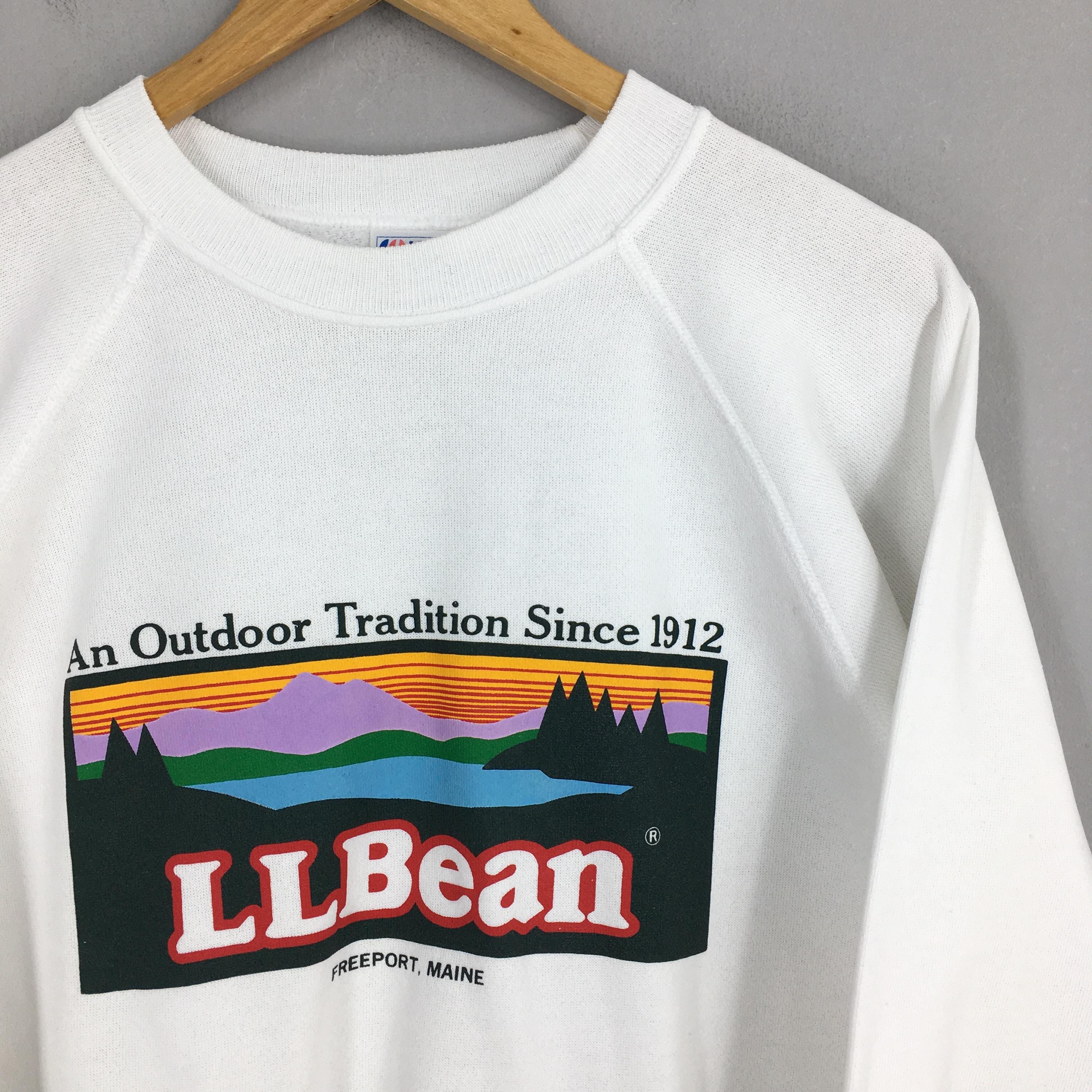 Vintage 90s LL Bean Logo Sweatshirt Medium LL Bean Outdoor