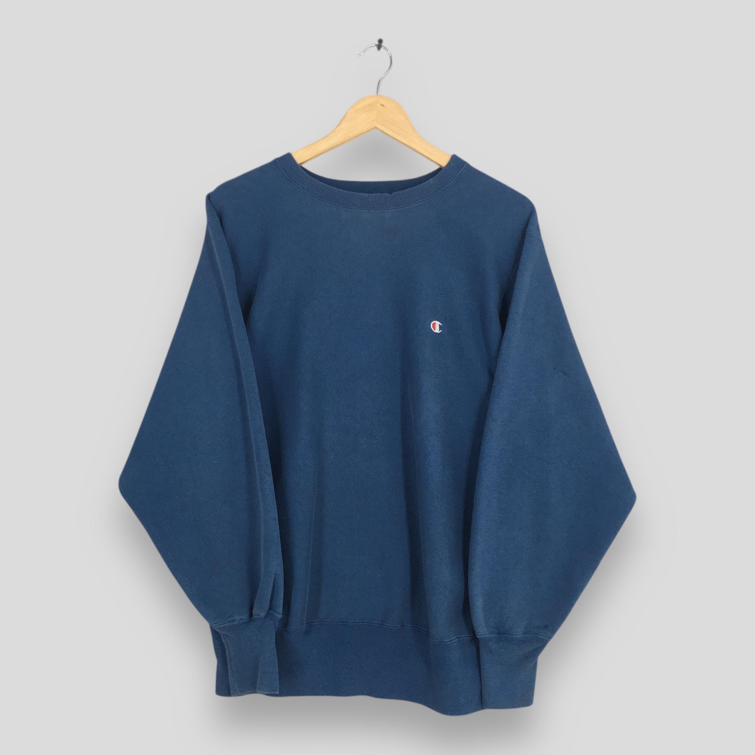 AMERI×Champion OVER SWEAT TOP ブルー Ameri VINTAGE - AMERI×Champion OVER SWEAT TOP ブルーの通販 by