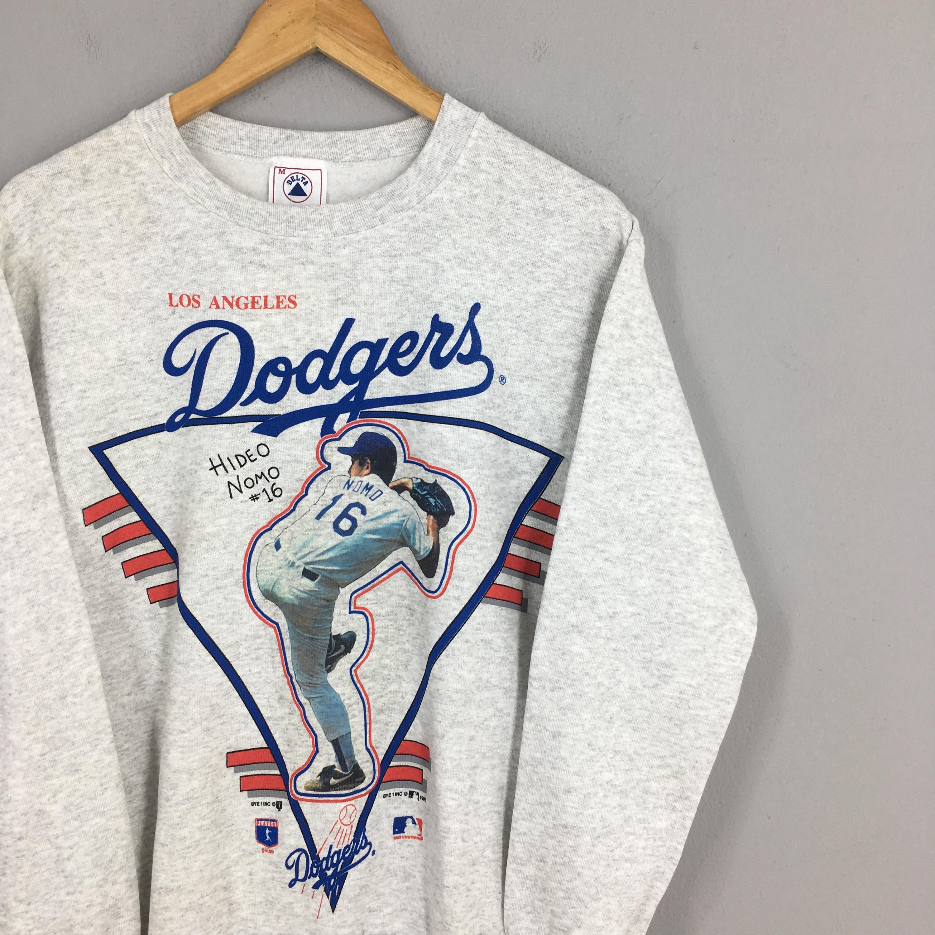 超激安 Vintage Dodgers Medium Sweatshirt MLB Dodgers Angeles Los ウェア