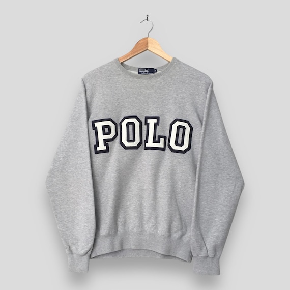 Polo Sport, Vintage 90's Polo Sport Ralph Lauren Sweatshirt Medium Polo Spell Out Embroidered Crewneck RRL Ralph Lauren Jumper Polo RL Sweater Size M