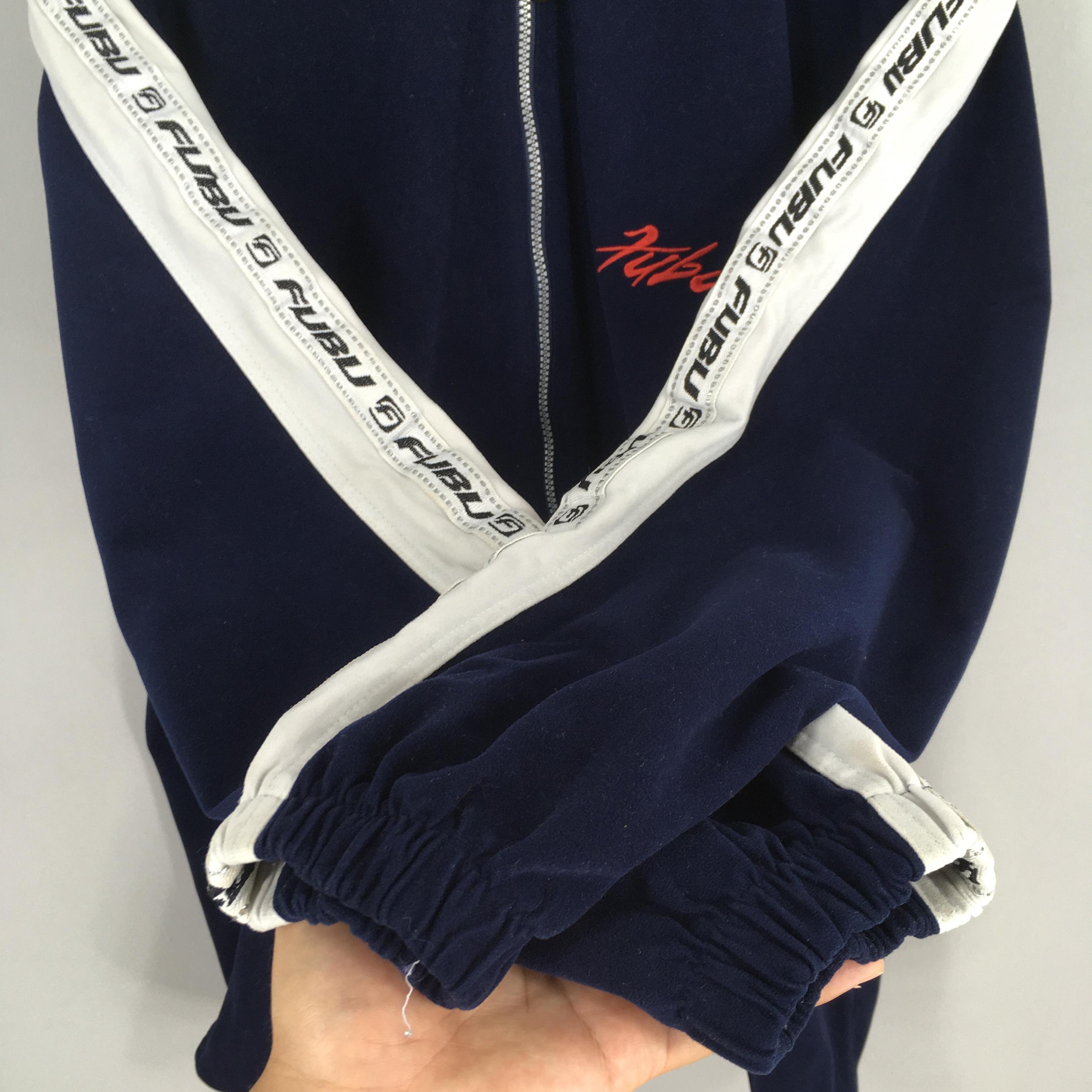 世界の Vintage 90's Fubu Sports Hoodie Zipper Sweatshirt Large Fubu トップス