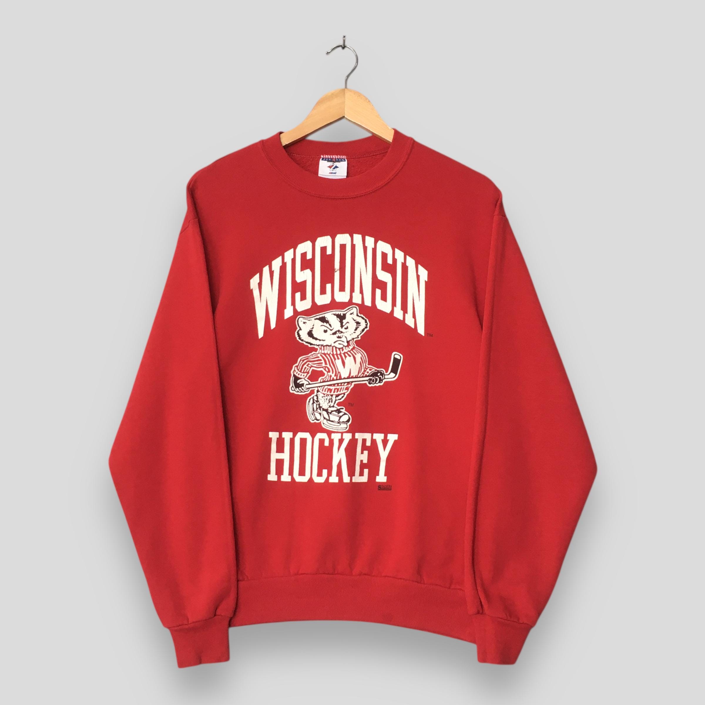 Vintage Wisconsin Hockey - Etsy