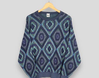 トップス Modigliani 90s Vintage 3D Knit Vintage Modigliani Knit Sweater Large Size - Etsy