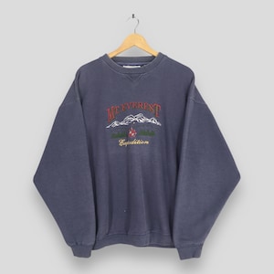 Vintage 90s Mount Everest Expedition Sweatshirt Xlarge Mount 