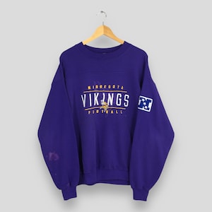 vintage Minnesota Vikings NFL pull violet 2XLarge Ligue nationale de football américain Vikings pull Minnesota Vikings sweat-shirt taille 2XL