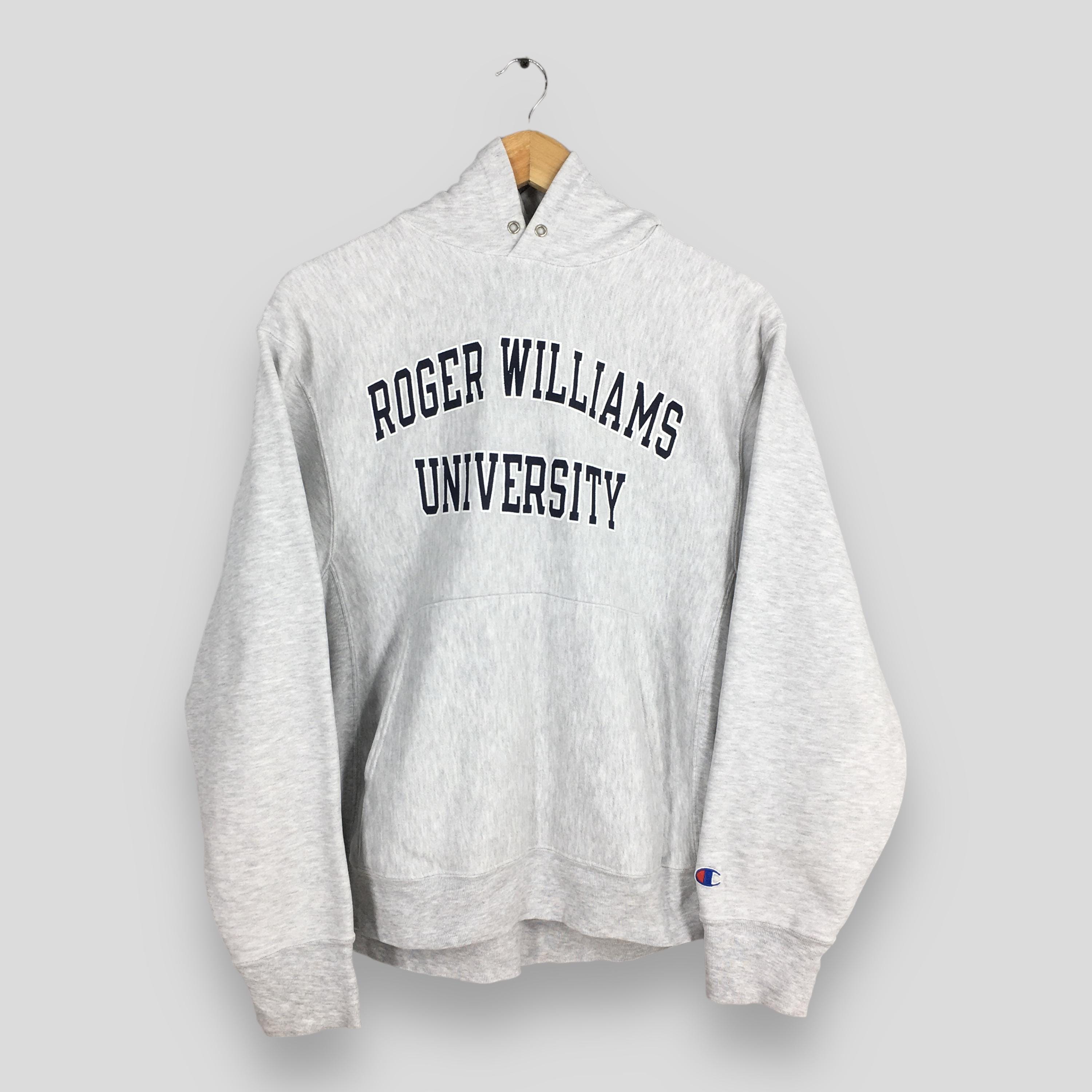 Vintage Champion Roger Williams University Hoodie Sweatshirt Small Roger Williams Pullover Roger Williams Printed Hoodie Sweater Size S Etsy Ireland