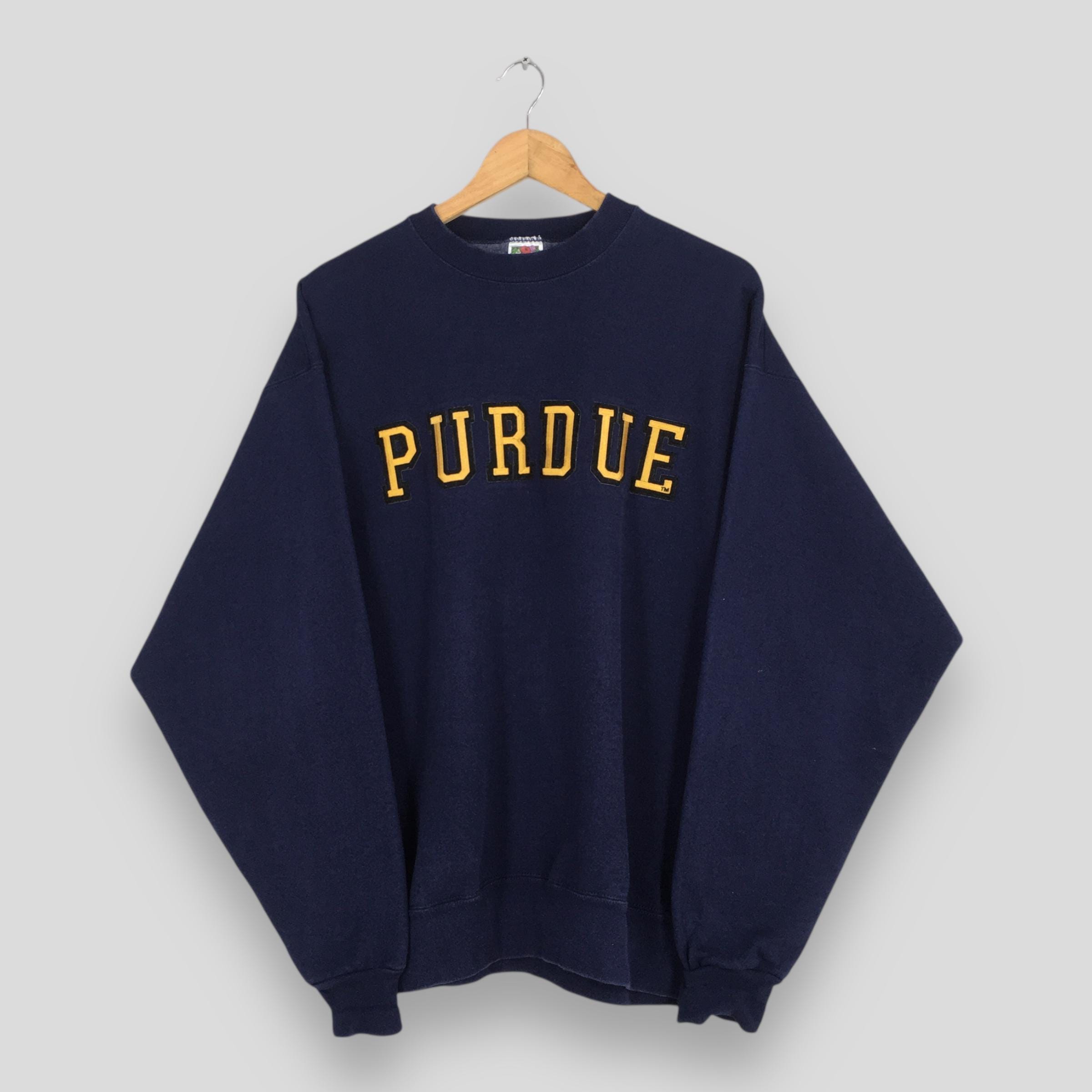 Vintage Purdue University Blue Sweatshirt Xlarge Purdue