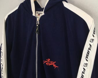 1990's FUBU カモフラ フルジップ フード ジャケット 5dc697345be009cf204b7dd42eee2b