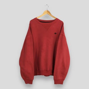 Vintage 90s Ecko Function Red Sweatshirt 2XLarge Ecko Unlimited Jumper Ecko Jeans Pullover Ecko Unlimited Baggy Hip Hop Baggy Sweater XXL