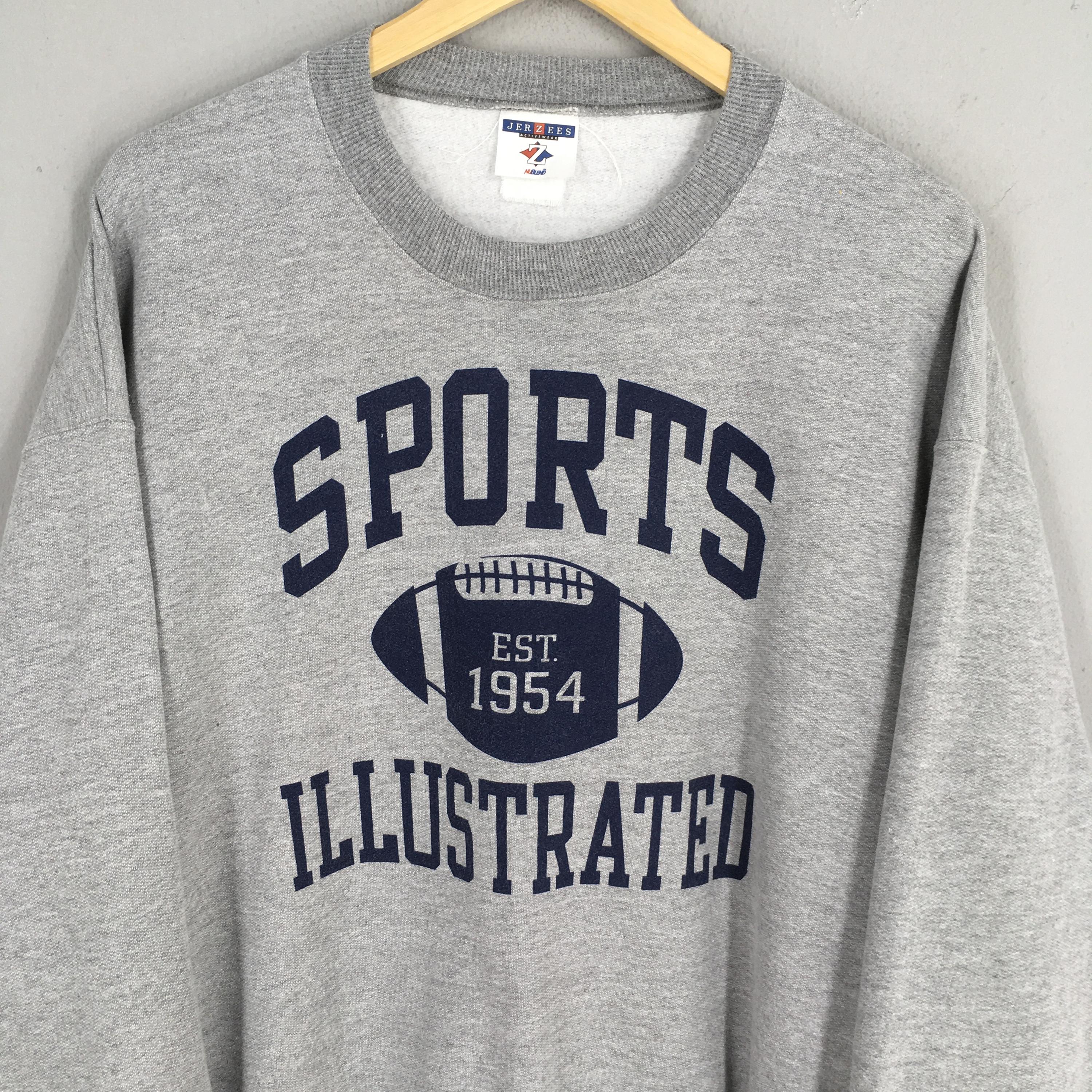 Sports Illustrated XXL トレーナー グレー ヴィンテージ 90年代 スポーツ XXL イラスト入り グレー スウェット