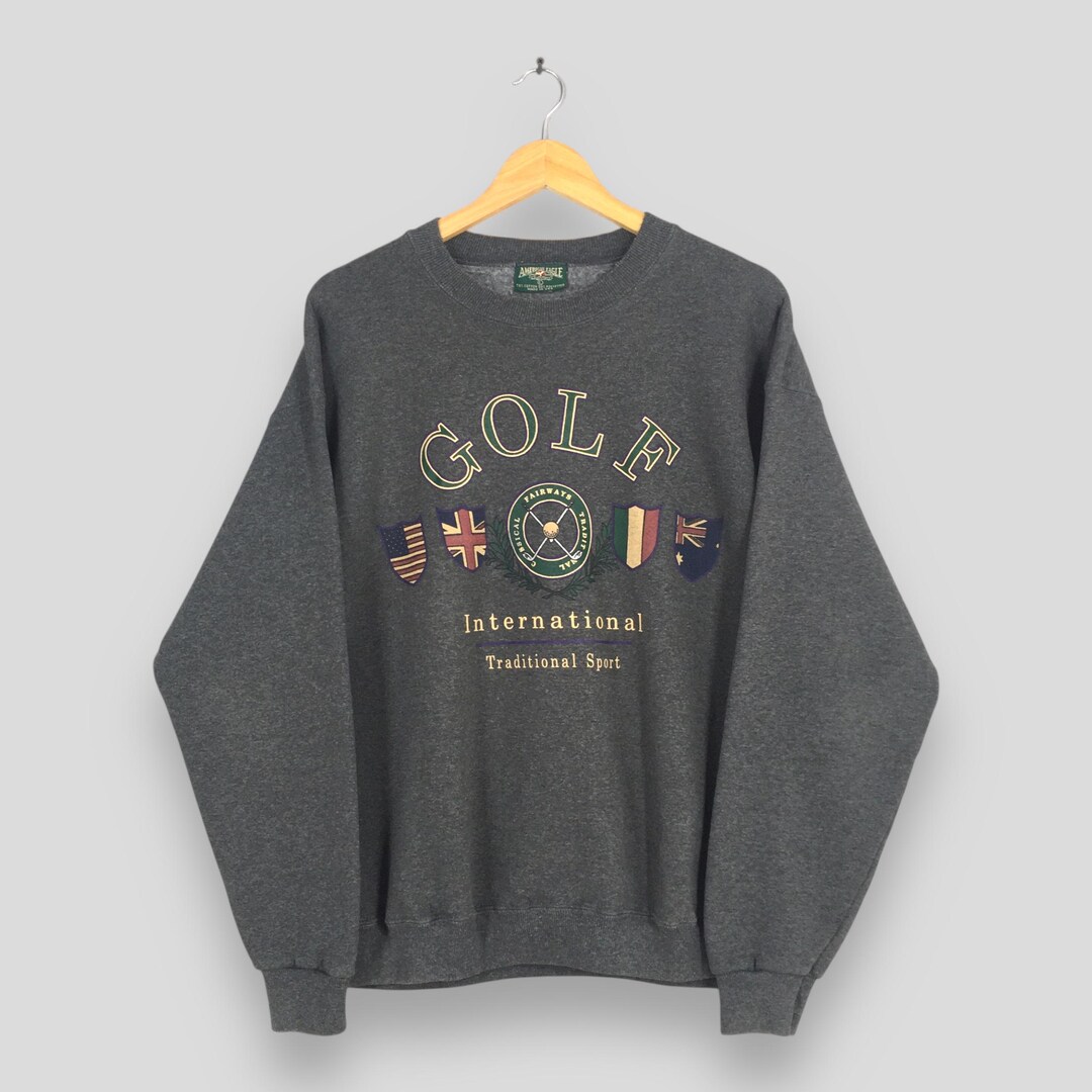 Buy Vintage 90s Golf World Championship Sweatshirt Large Golf