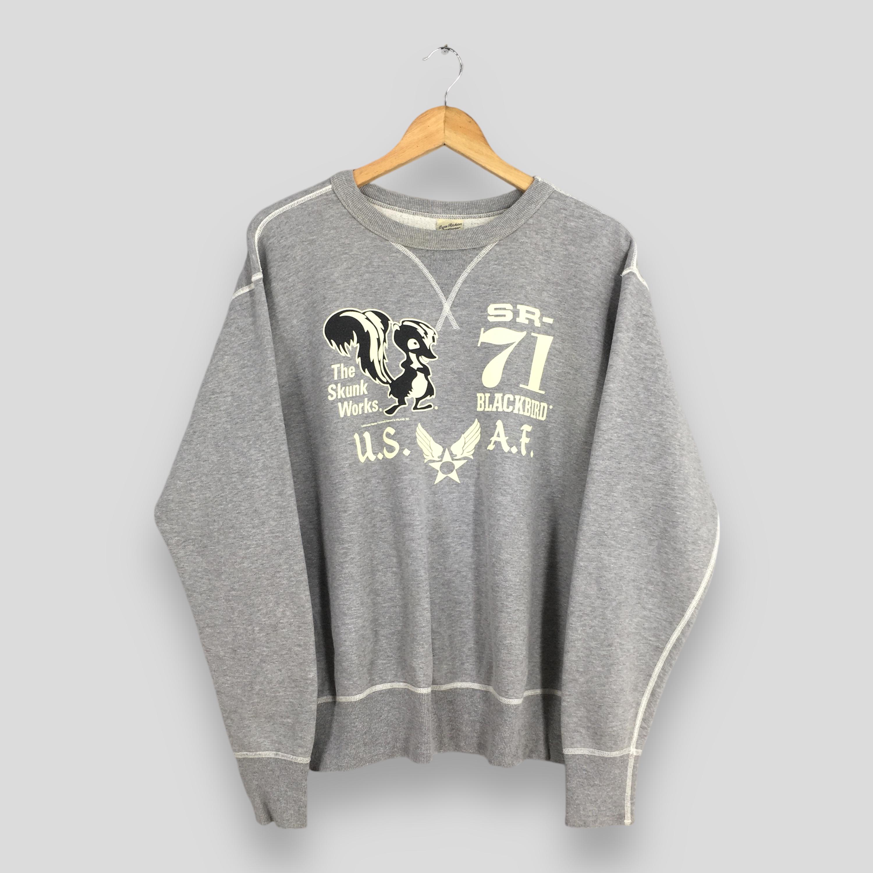 Vintage Buzz Rickson U.S Air Force Gray Sweatshirt Xlarge Buzz